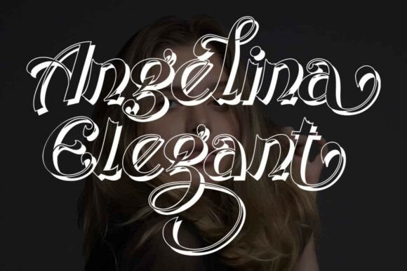 Angelina Elegant: A Refined Script Font for Handmade Labels & Printables
