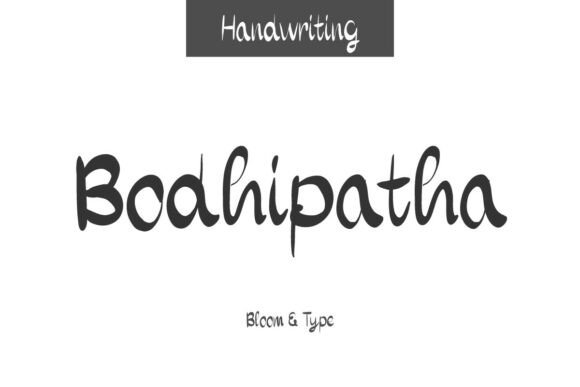 Bodhipatha: A Handwritten Font for Mindful Digital Branding