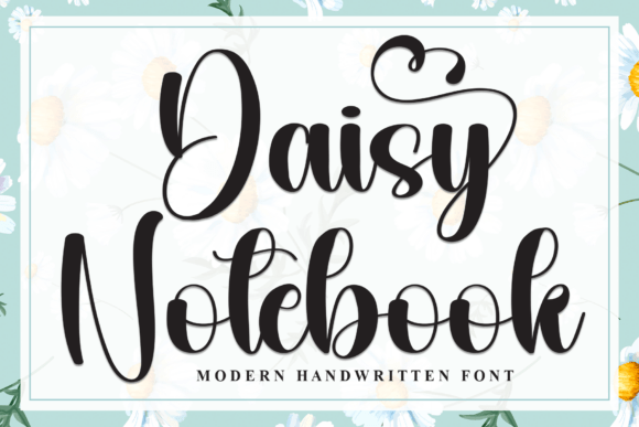 Daisy Notebook: A Script Font That Elevates Real Small Business Branding