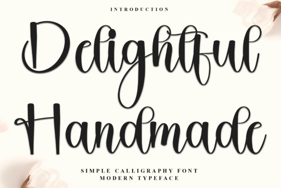 Delightful Handmade: A Festive Script Typeface for Digital Branding
