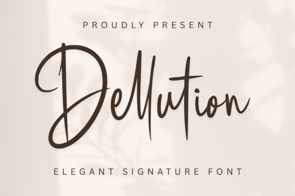 Dellution: A Modern Script Font That Elevates Digital Branding