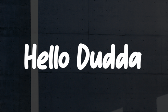 Hello Dudda: A Script Amp Typeface That Delivers Clarity, Not Just Charm