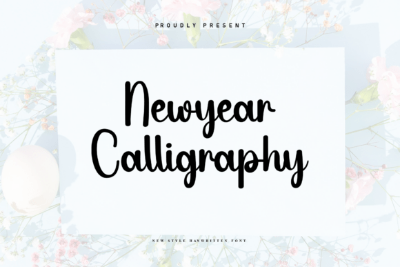 Newyear Calligraphy: A Warm, Handwritten Typeface for Thoughtful Branding