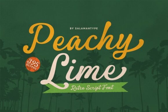 Peachy Lime: A Playful Script Font That Makes Your Brand Feel Like Summer