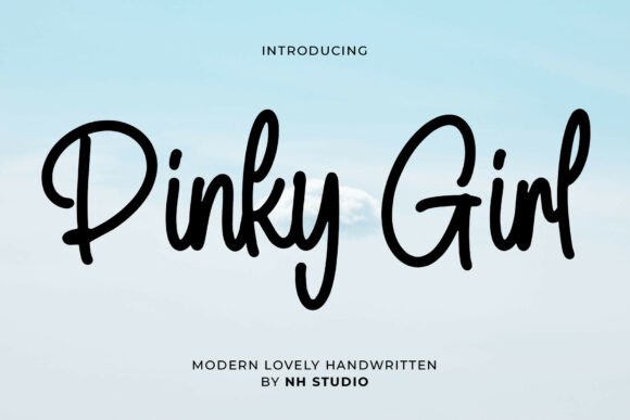 Pinky Girl: A Sweet Handwritten Font for Crafters & Sellers