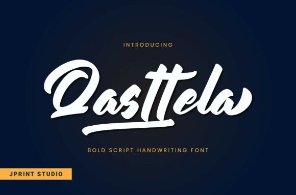 Qasttela: A Handwritten Font That Elevates Digital Branding