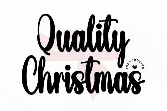 Quality Christmas: A Handwritten Script Font for Warm Digital Experiences