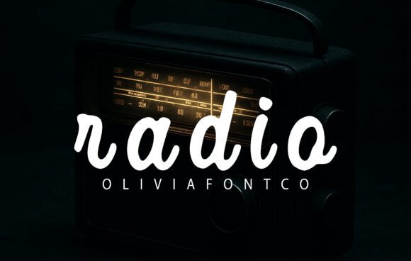 Radio: A Nostalgic Script Font for Thoughtful Editorial Design