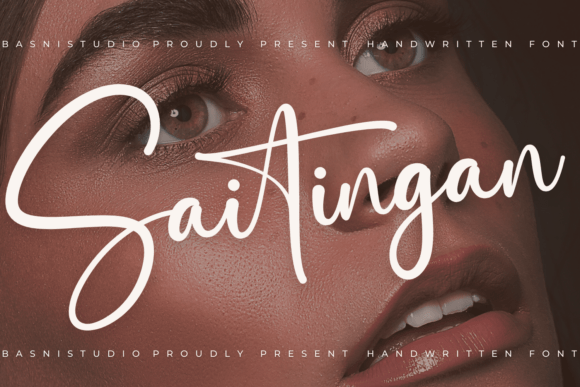 Saitingan: A Handwritten Font That Converts Scroll Into Stop