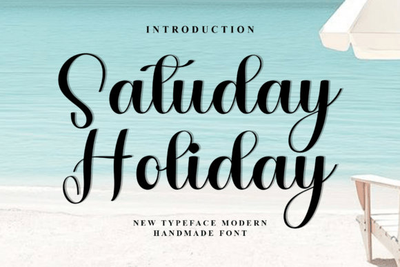 Satuday Holiday: A Festive Display Font That Cuts Through the Feed