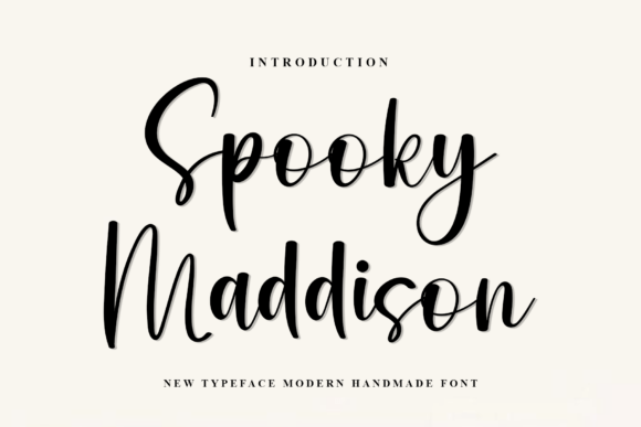 Spooky Maddison: A Festive Script Font That Delivers Holiday Magic—Without the Clutter