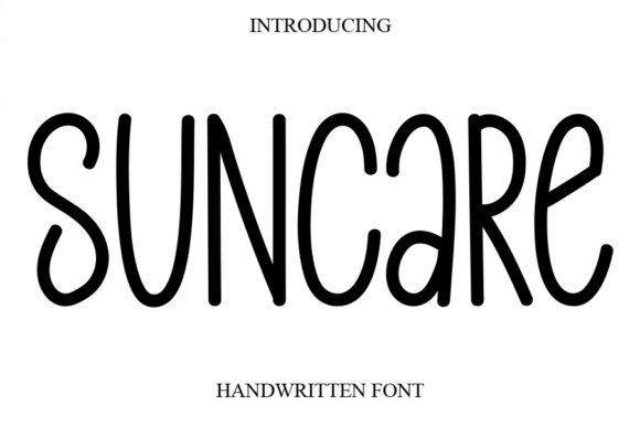 Suncare Font Review: A Gentle Handwritten Script for Joyful Branding