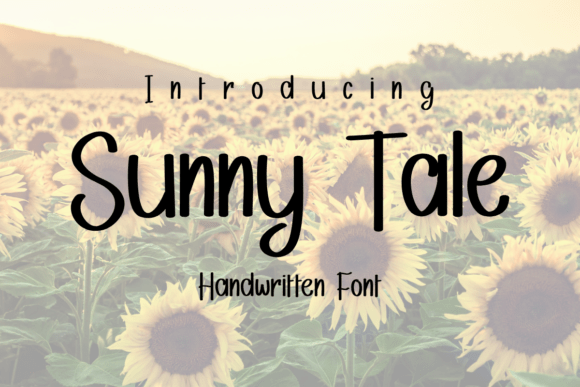 Sunny Tale: A Joyful Handwritten Font for Digital Design